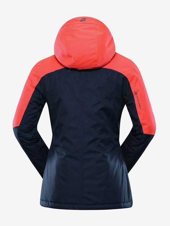 ALPINE PRO Оранжево и синьо дамско ски яке Alpine Pro SARDARA 5