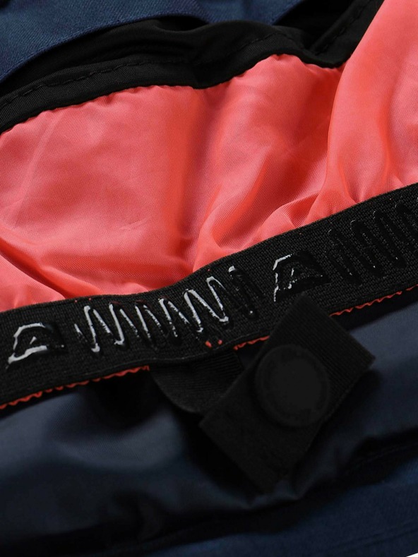 ALPINE PRO Оранжево и синьо дамско ски яке Alpine Pro SARDARA 5