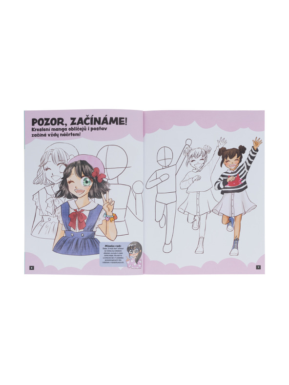 BAAGL  Как да рисуваме KAWAII МАНГА: МОДА – Стъпка по стъпка с MISAKO