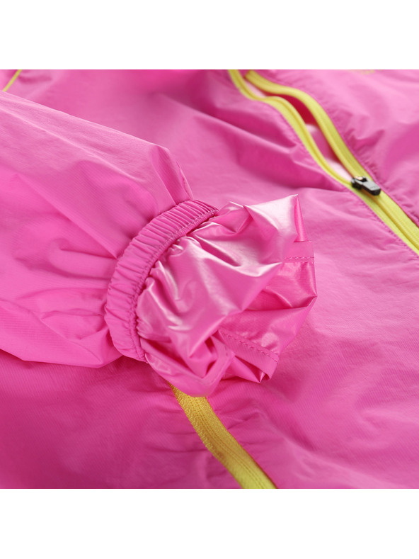 ALPINE PRO Детско ултралеко яке с DWR обработка ALPINE PRO SPINO 2 неоново розово