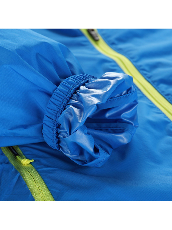 ALPINE PRO Детско ултралеко яке с DWR обработка ALPINE PRO SPINO 2 електрическо синьо лимонада