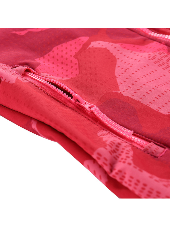 ALPINE PRO Детско софтшел яке с мембрана ALPINE PRO EZORO неоново knockout розово вариант pa