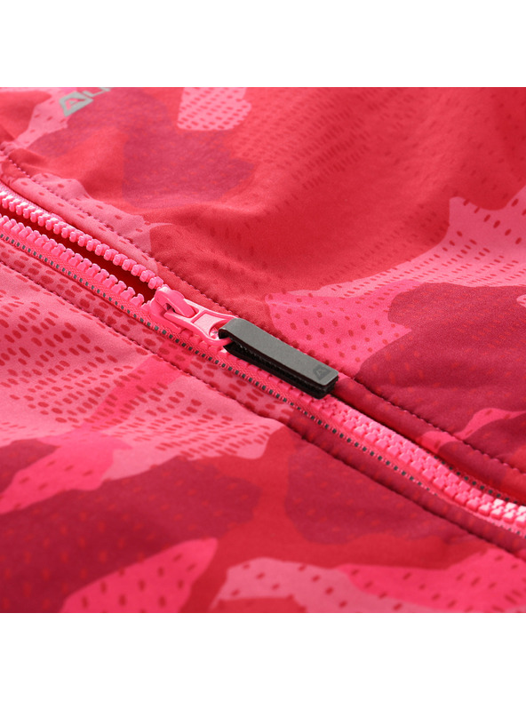 ALPINE PRO Детско софтшел яке с мембрана ALPINE PRO EZORO неоново knockout розово вариант pa