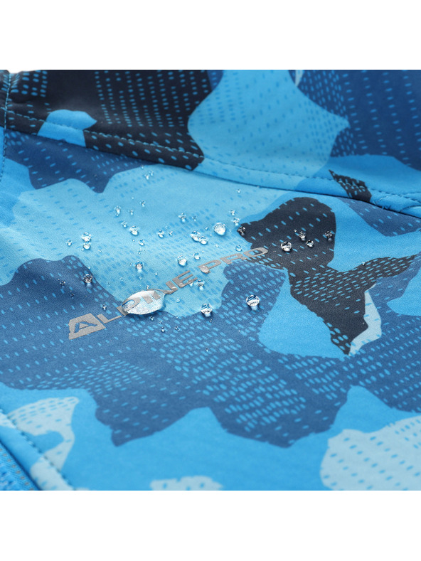 ALPINE PRO Детско софтшел яке с мембрана ALPINE PRO EZORO синьо бижу вариант pa