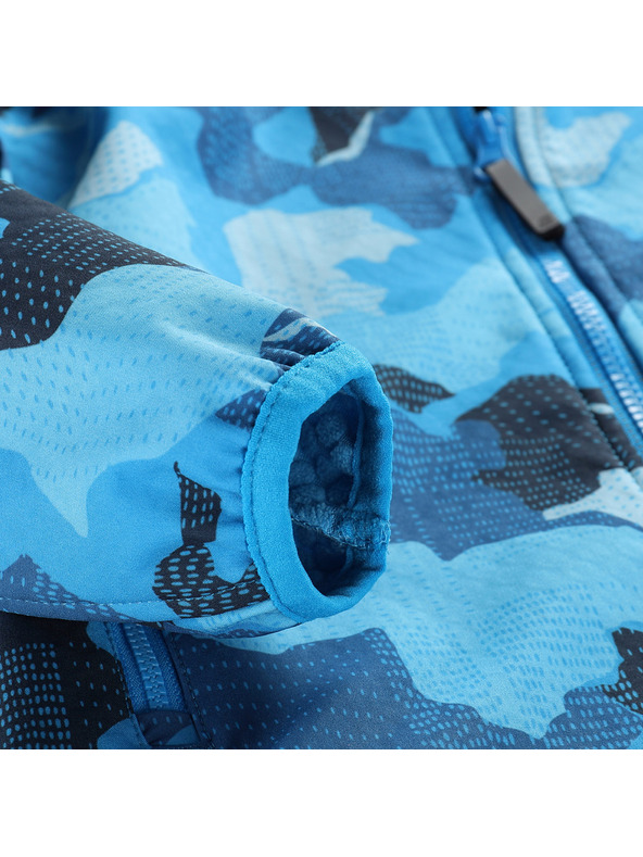 ALPINE PRO Детско софтшел яке с мембрана ALPINE PRO EZORO синьо бижу вариант pa