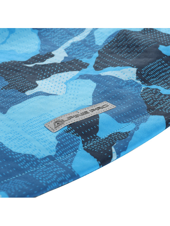 ALPINE PRO Детско софтшел яке с мембрана ALPINE PRO EZORO синьо бижу вариант pa