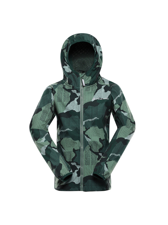 ALPINE PRO Детско софтшел яке с мембрана ALPINE PRO EZORO мирта вариант pa