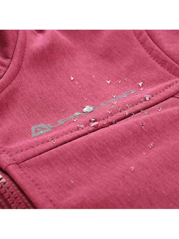 ALPINE PRO Детско софтшел яке с мембрана ALPINE PRO OMANO 2 малина