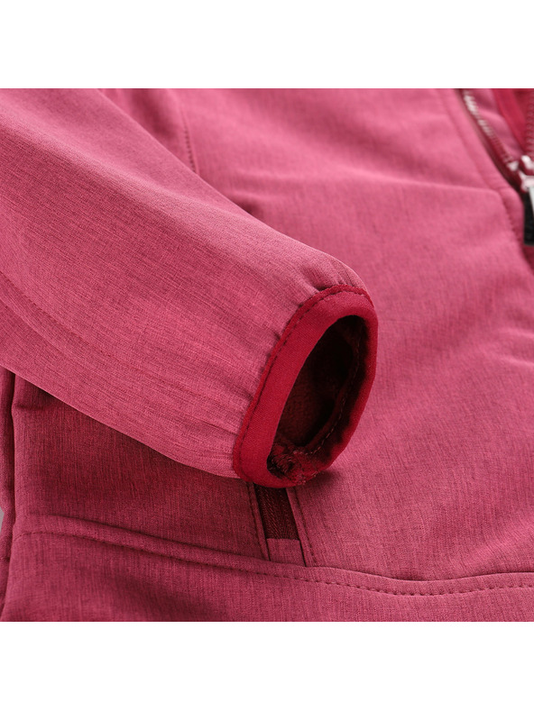 ALPINE PRO Детско софтшел яке с мембрана ALPINE PRO OMANO 2 малина