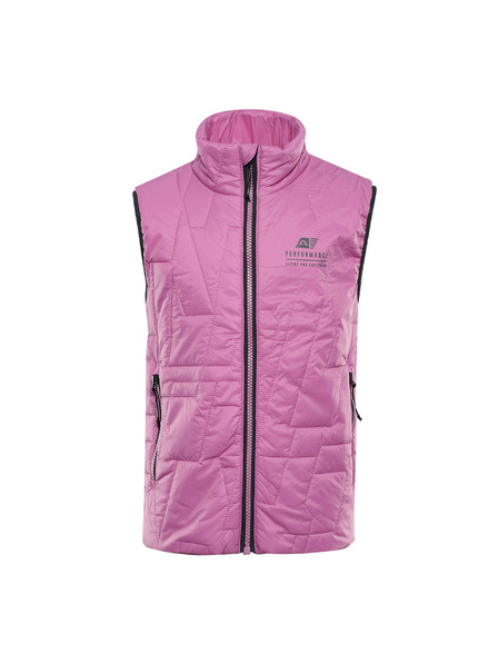 ALPINE PRO Детска свръхлека водоустойчива жилетка ALPINE PRO BERFO cyclamen