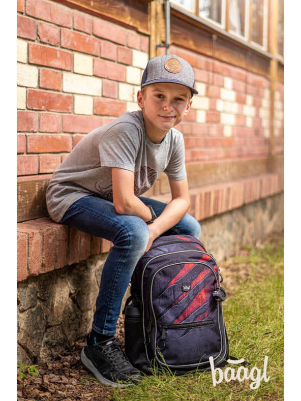 BAAGL  BAAGL Ученическа раница Core Лава