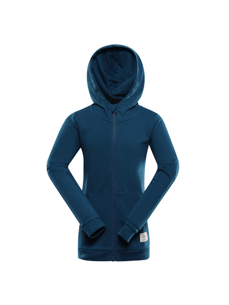 ALPINE PRO Детски памучен суитшърт с качулка ALPINE PRO LOKKO moroccan