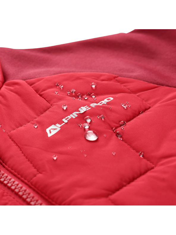 ALPINE PRO Детски суитшърт с мерино вата ALPINE PRO JORWO raspberry