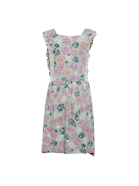 ALPINE PRO Детска лятна рокля ALPINE PRO EDANO pale aqua вариант pe