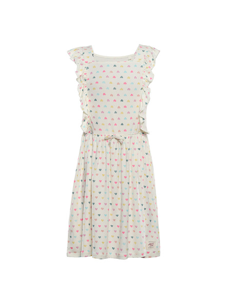 ALPINE PRO Детска лятна рокля ALPINE PRO EDANO creme вариант pc