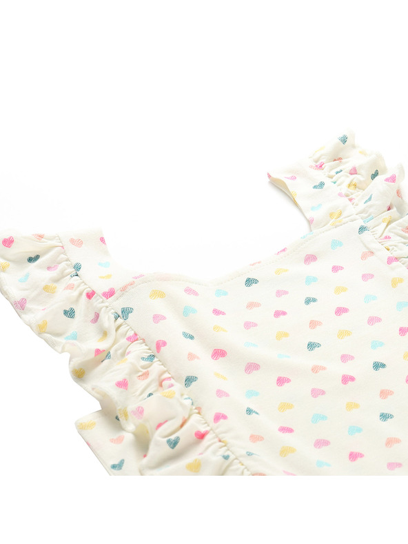 ALPINE PRO Детска лятна рокля ALPINE PRO EDANO creme вариант pc