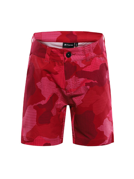 ALPINE PRO Детски бързосъхнещи шорти ALPINE PRO ZAMBO 2 neon knockout pink вариант pa