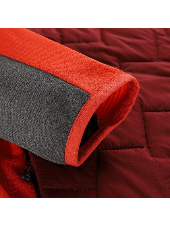 ALPINE PRO Мъжки суитшърт с мерино вложка ALPINE PRO JORW merlot