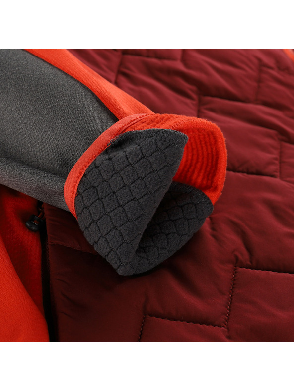 ALPINE PRO Мъжки суитшърт с мерино вложка ALPINE PRO JORW merlot