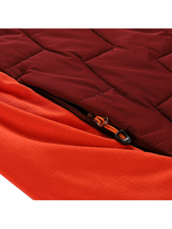 ALPINE PRO Мъжки суитшърт с мерино вложка ALPINE PRO JORW merlot