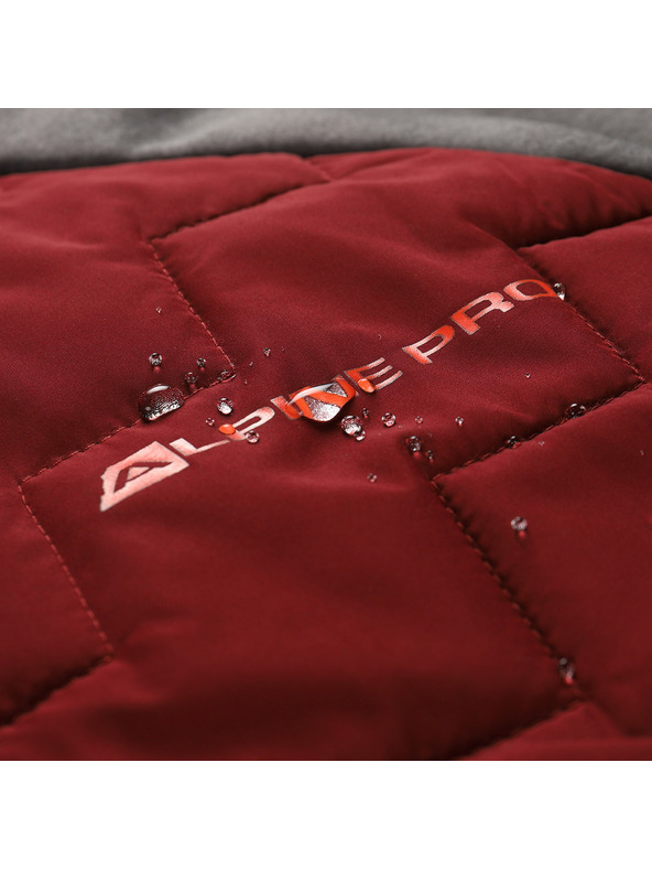 ALPINE PRO Мъжки суитшърт с мерино вложка ALPINE PRO JORW merlot