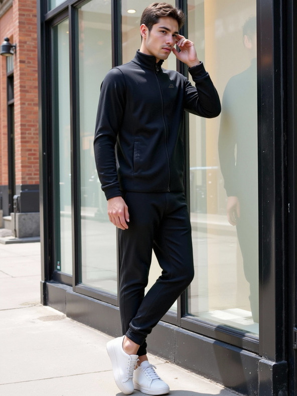 ALPINE PRO Мъжко поларено горнище ALPINE PRO SIUS 2 черен