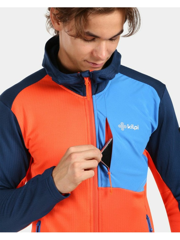 Kilpi Мъжко поларено яке Kilpi SEVELEN-M Оранжево