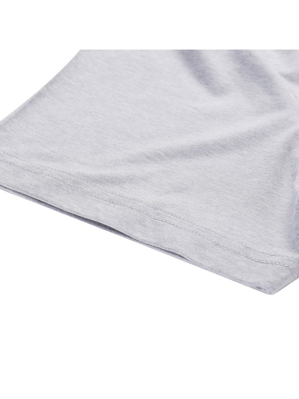 ALPINE PRO Мъжка меланжова тениска от рециклиран материал ALPINE PRO GORAF 2 high rise вариант pa