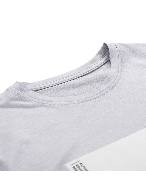 ALPINE PRO Мъжка меланжова тениска от рециклиран материал ALPINE PRO GORAF 2 high rise вариант pa