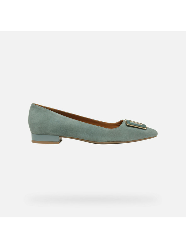 Geox Светлозелени дамски балеринки Geox Charyssa