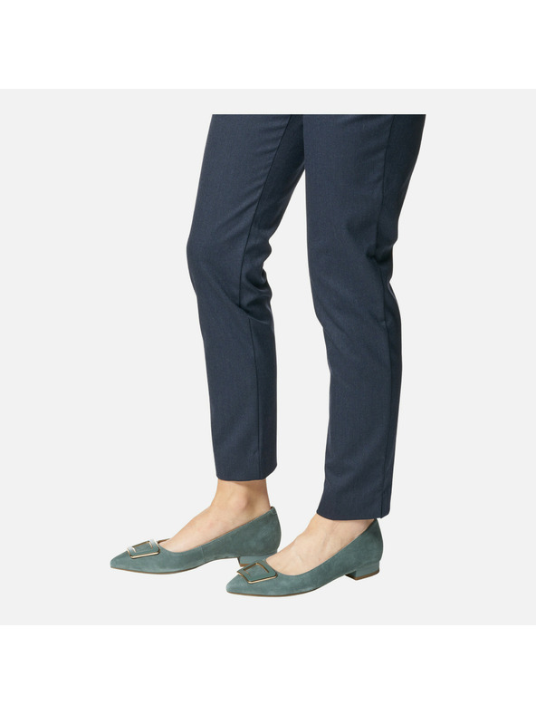 Geox Светлозелени дамски балеринки Geox Charyssa