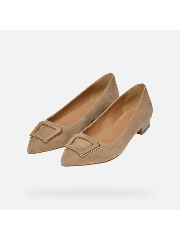 Geox Сиви дамски балеринки Geox Charyssa