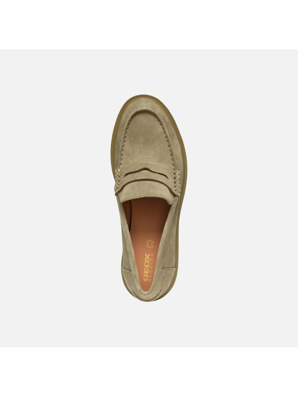 Geox Бежови дамски мокасини Geox Spherica EC1