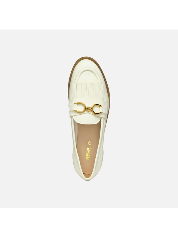 Geox Кремави дамски мокасини Geox Prometya