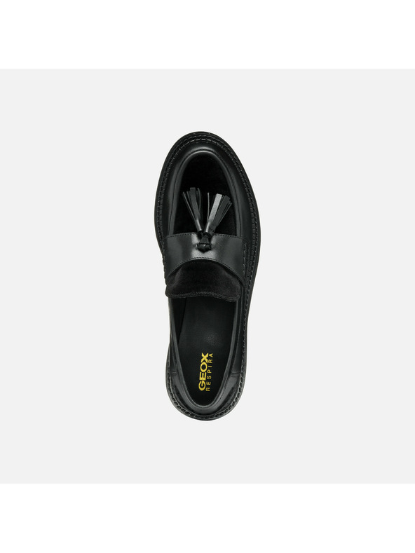 Geox Черни дамски мокасини Geox Serilda