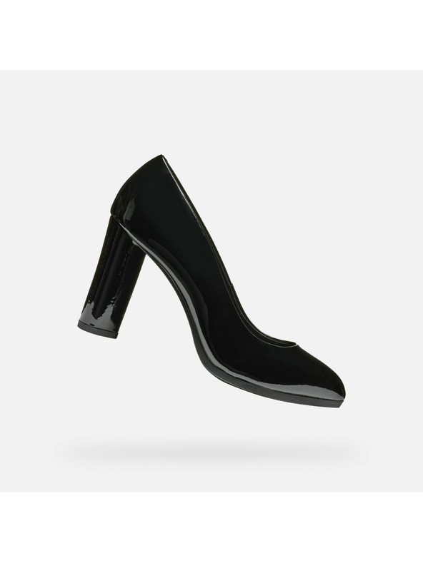 Geox Черни дамски обувки с токче Geox Walk Pleasure 90