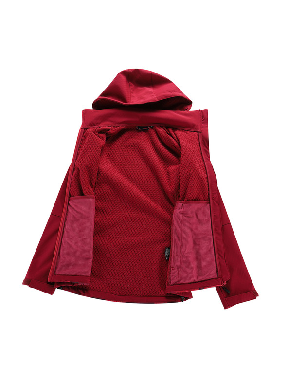 ALPINE PRO Дамско софтшел яке с DWR обработка ALPINE PRO HOORA anemone вариант pa