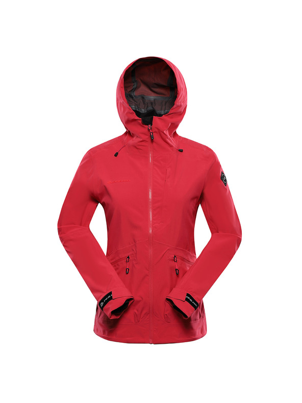ALPINE PRO Дамско непромокаемо яке с PTX мембрана ALPINE PRO ZARRA малина