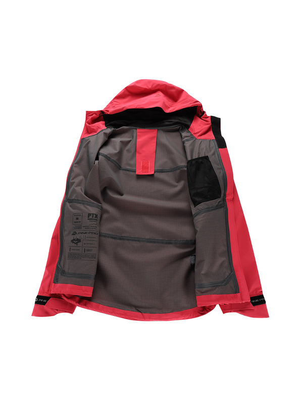 ALPINE PRO Дамско непромокаемо яке с PTX мембрана ALPINE PRO ZARRA малина