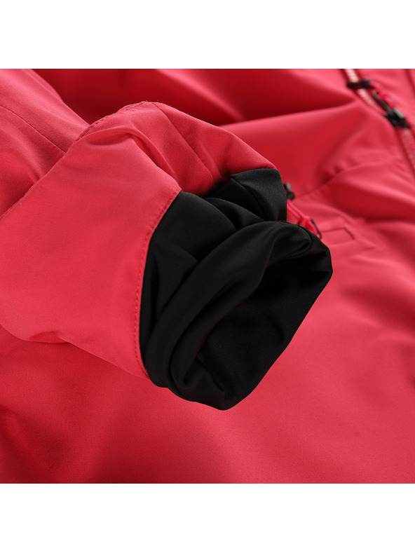 ALPINE PRO Дамско непромокаемо яке с PTX мембрана ALPINE PRO ZARRA малина