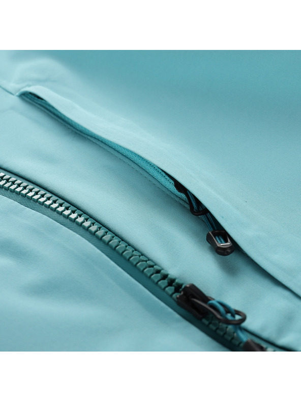 ALPINE PRO Дамско непромокаемо яке с PTX мембрана ALPINE PRO ZARRA aqua sea