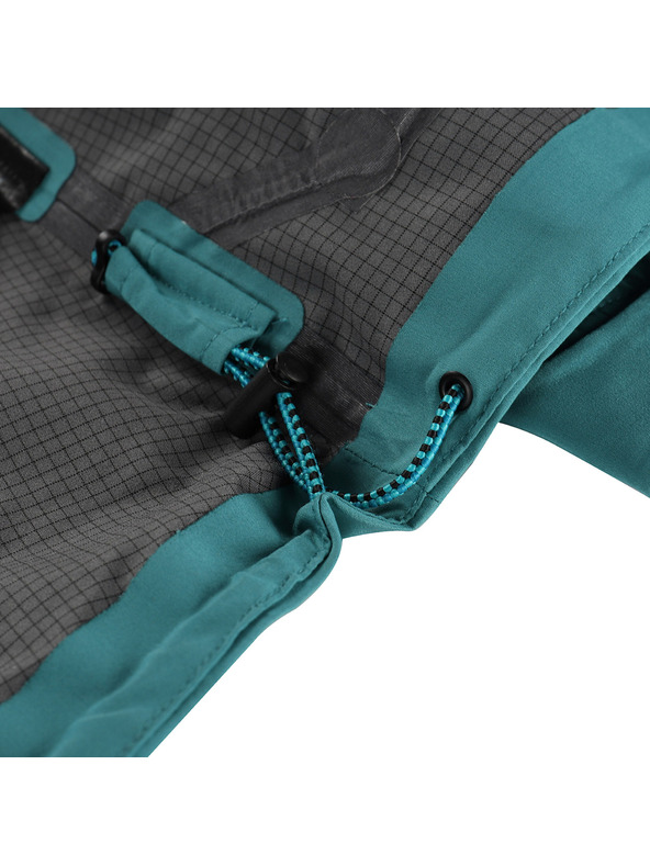 ALPINE PRO Дамско непромокаемо яке с PTX мембрана ALPINE PRO ZARRA aqua sea