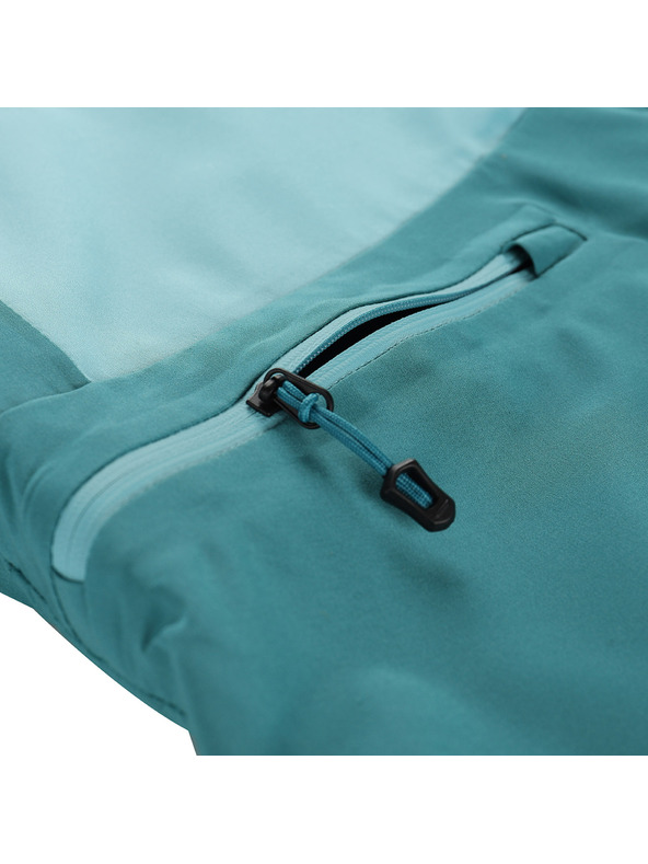 ALPINE PRO Дамско непромокаемо яке с PTX мембрана ALPINE PRO ZARRA aqua sea