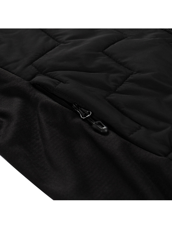 ALPINE PRO Дамски топъл елек с мерино пълнеж ALPINE PRO NERCA черен