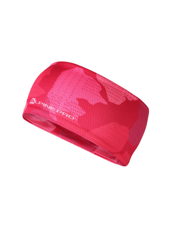 ALPINE PRO Спортна бързосъхнеща лента за глава ALPINE PRO MUSA 2 neon knockout pink вариант pa