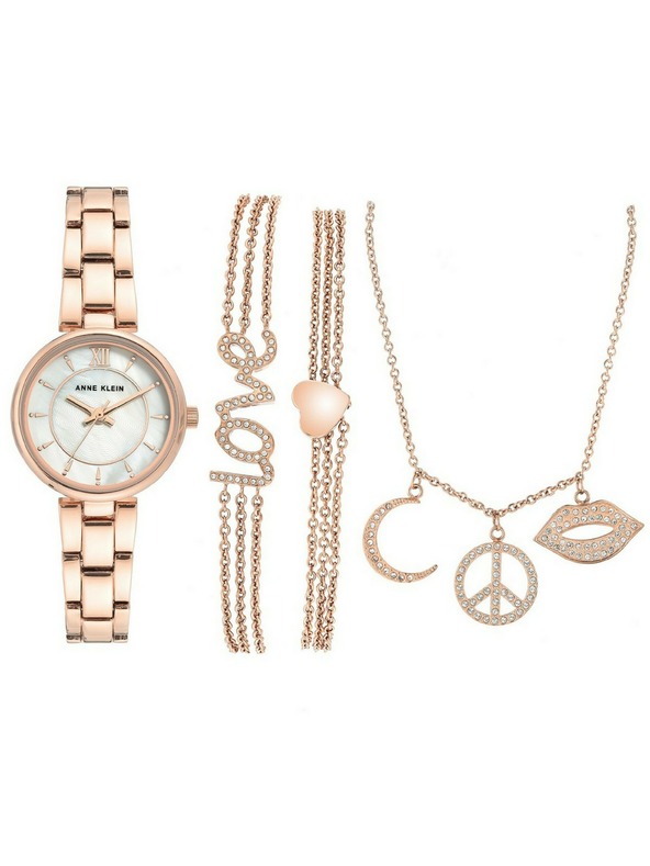 Anne Klein Розово-златисти дамски часовник Anne Klein