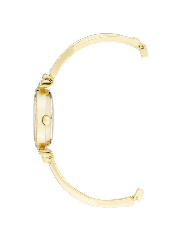 Anne Klein Златист дамски комплект часовник и бижута Anne Klein