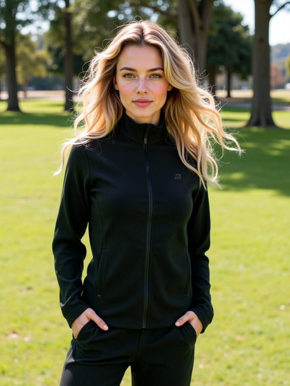 ALPINE PRO Дамски полар суитшърт ALPINE PRO SIUSA 2 black