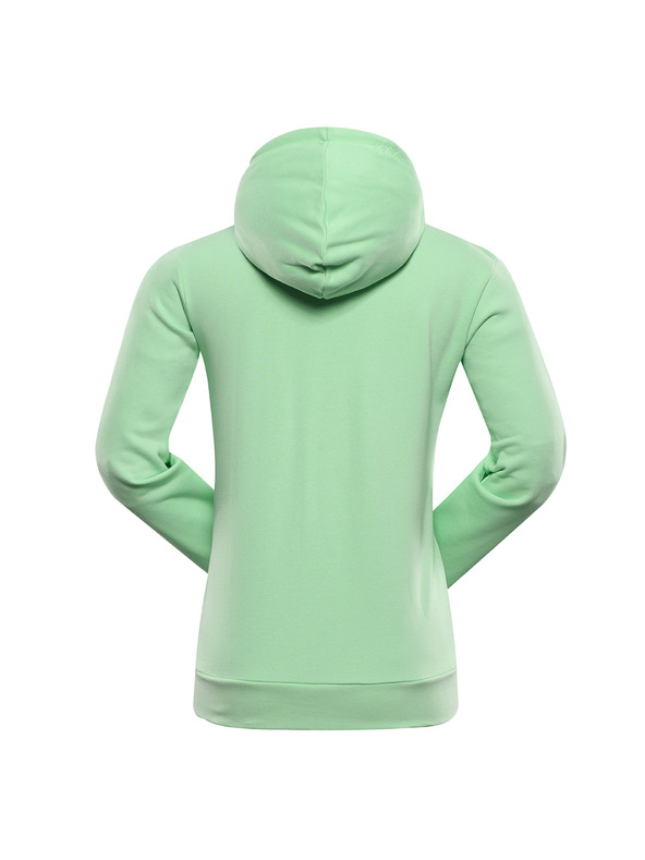 ALPINE PRO Дамски памучен суитшърт ALPINE PRO LOKKA paradise green