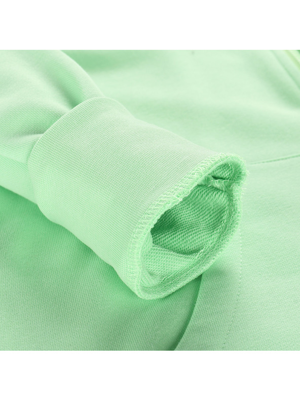 ALPINE PRO Дамски памучен суитшърт ALPINE PRO LOKKA paradise green